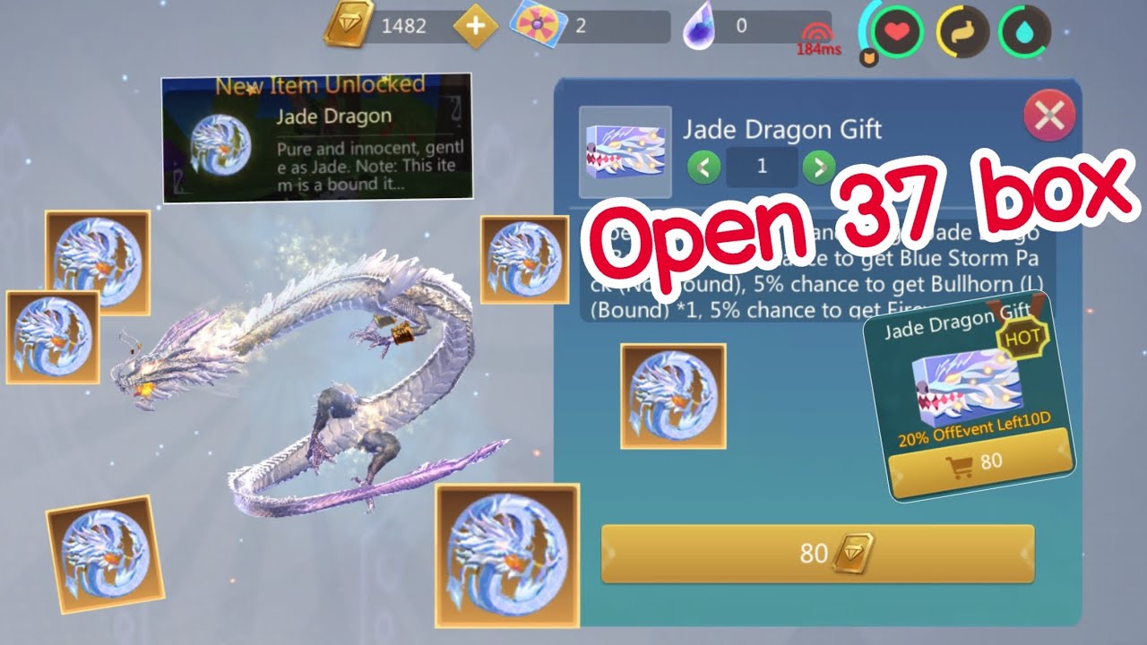 Open 37 box get Jade Dragon - Utopia Origin กว่าจะมานะคนดี มันช่างเนิ่นนานเหลือเกิน 🐉🐉🐉