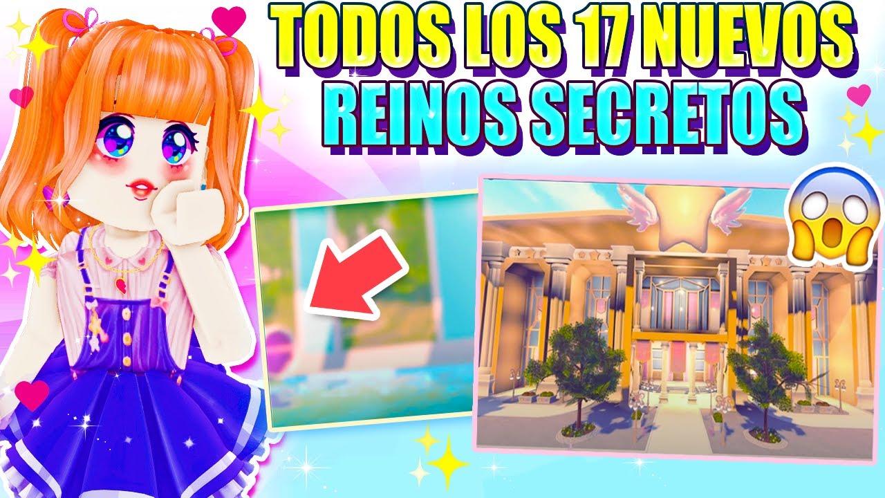 ✨🏰 ASI SE VERAN LOS 17 REINOS SECRETOS DE LA NUEVA ESCUELA 👑 Royale High ROBLOX