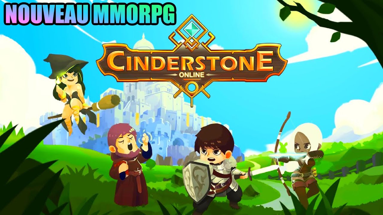 CINDERSTONE ONLINE : Gameplay d&eacute;couverte NOUVEAU MMORPG PC ! Open Beta
