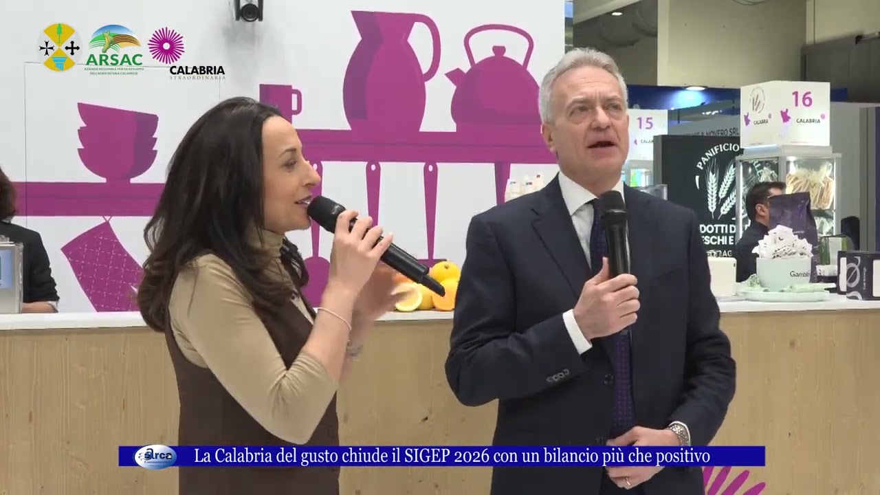 La Calabria del gusto chiude il SIGEP 2026  con un bilancio più che positivo