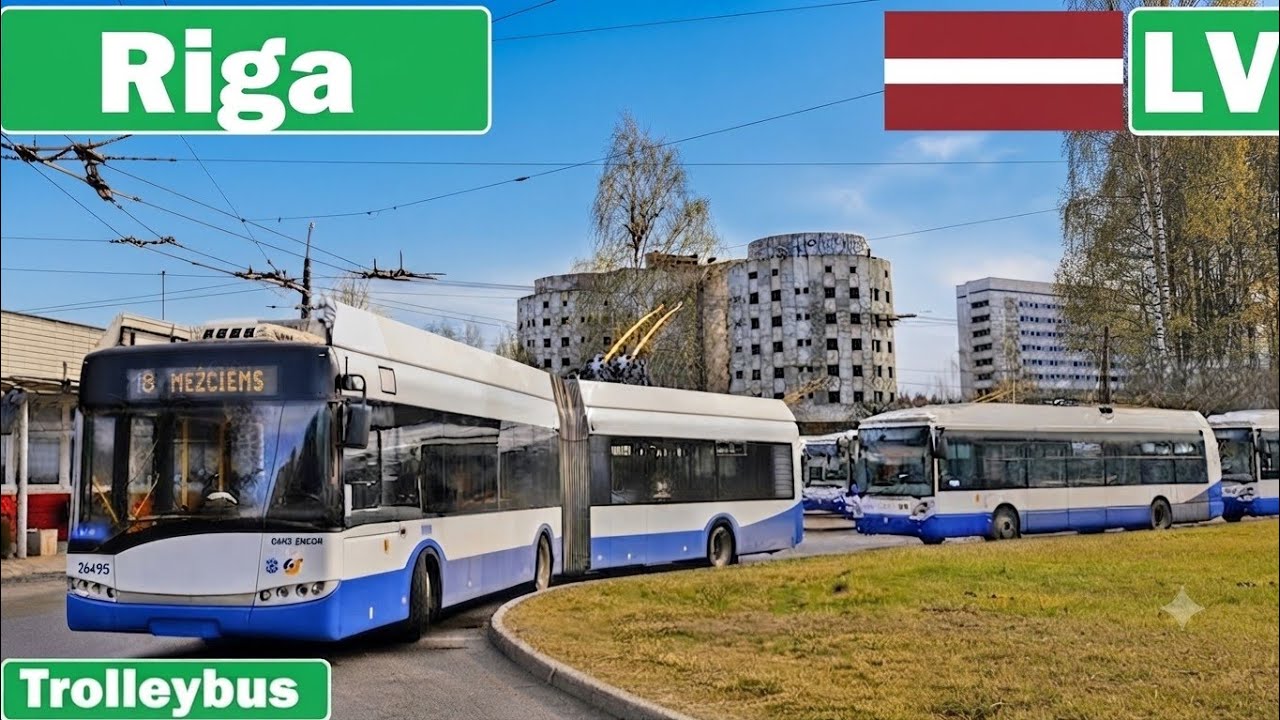 🇱🇻 RIGA TROLLEYBUS 2020 | Rīgas trolejbuss