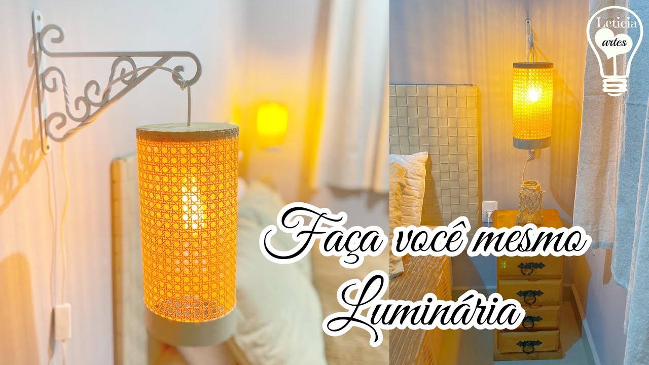 FAÇA VOCÊ MESMO | LINDA LUMINÁRIA GASTANDO POUCO  | #CARADELOJA