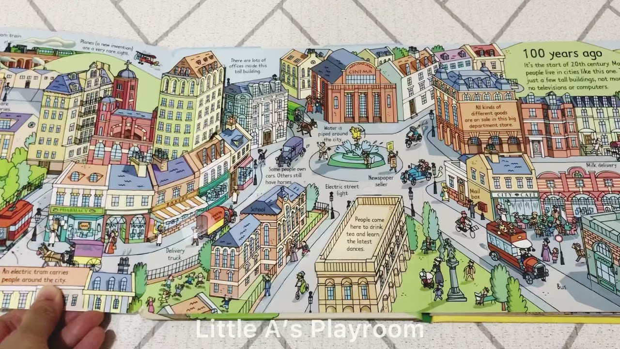 Usborne Look Inside Living Long Ago Flip Through