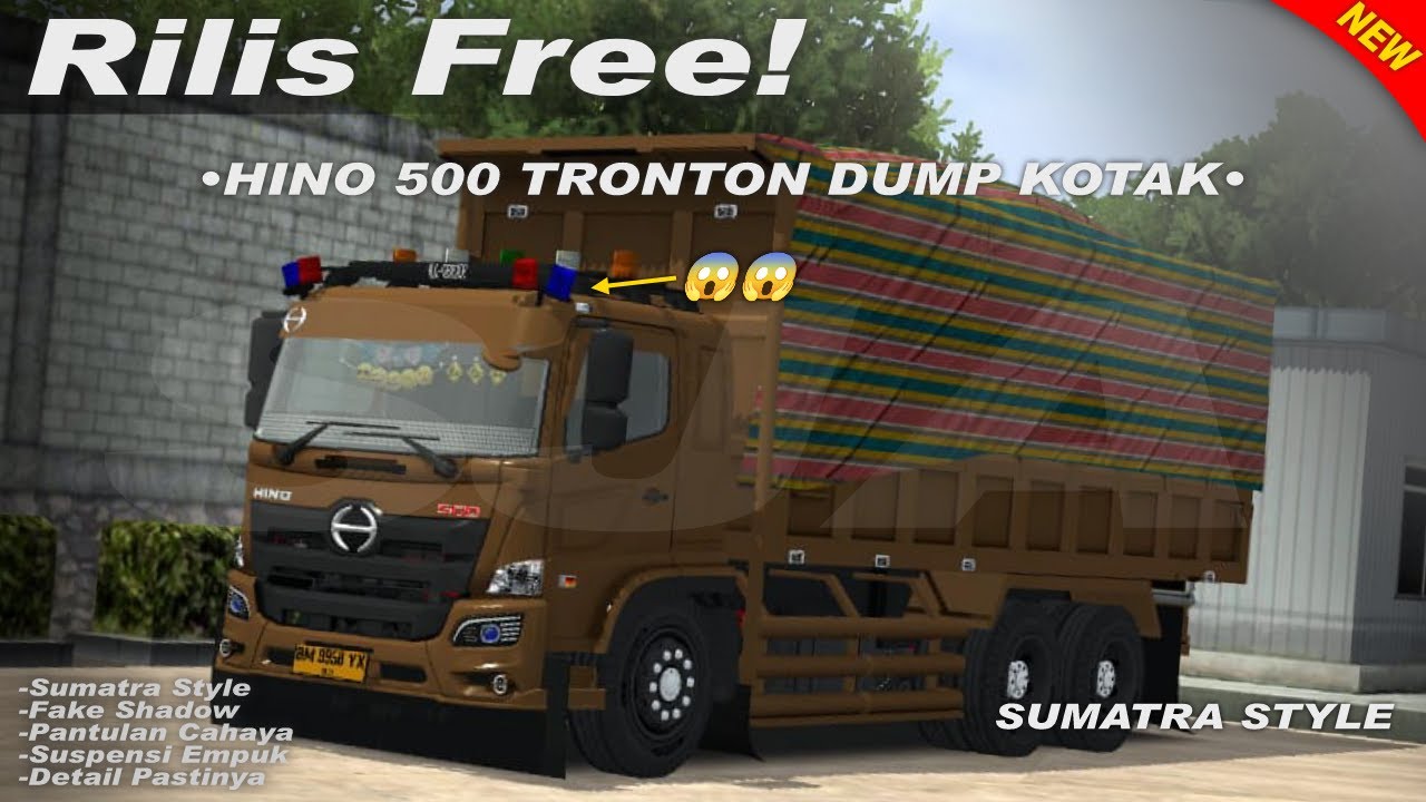 RILISS!!! Mod HINO DUMP MBOIS|||BUSSID!!! FREEE|||DETAIL