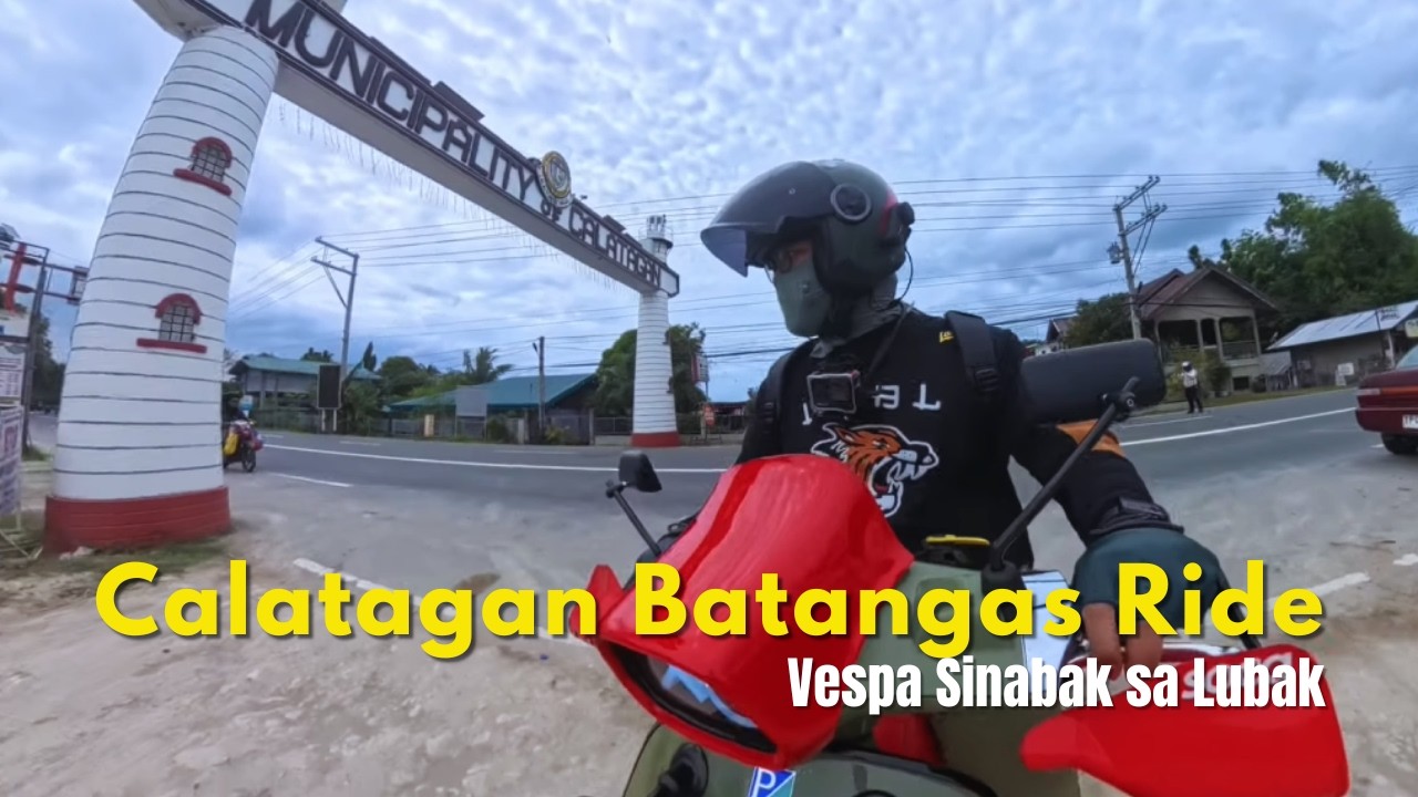 Calatagan Batangas Vespa Ride