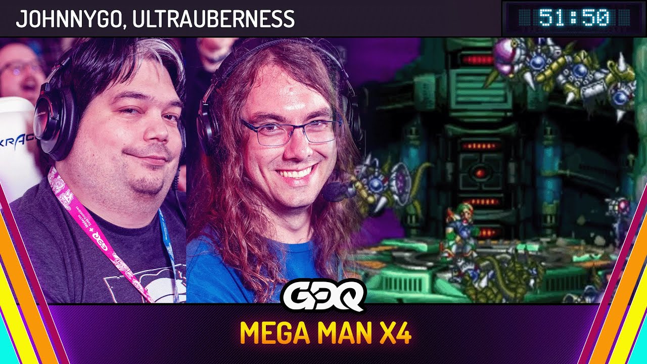 Mega Man X4 by JohnnyGo and ultrauberness in 51:50 - Summer Games Done Quick 2025