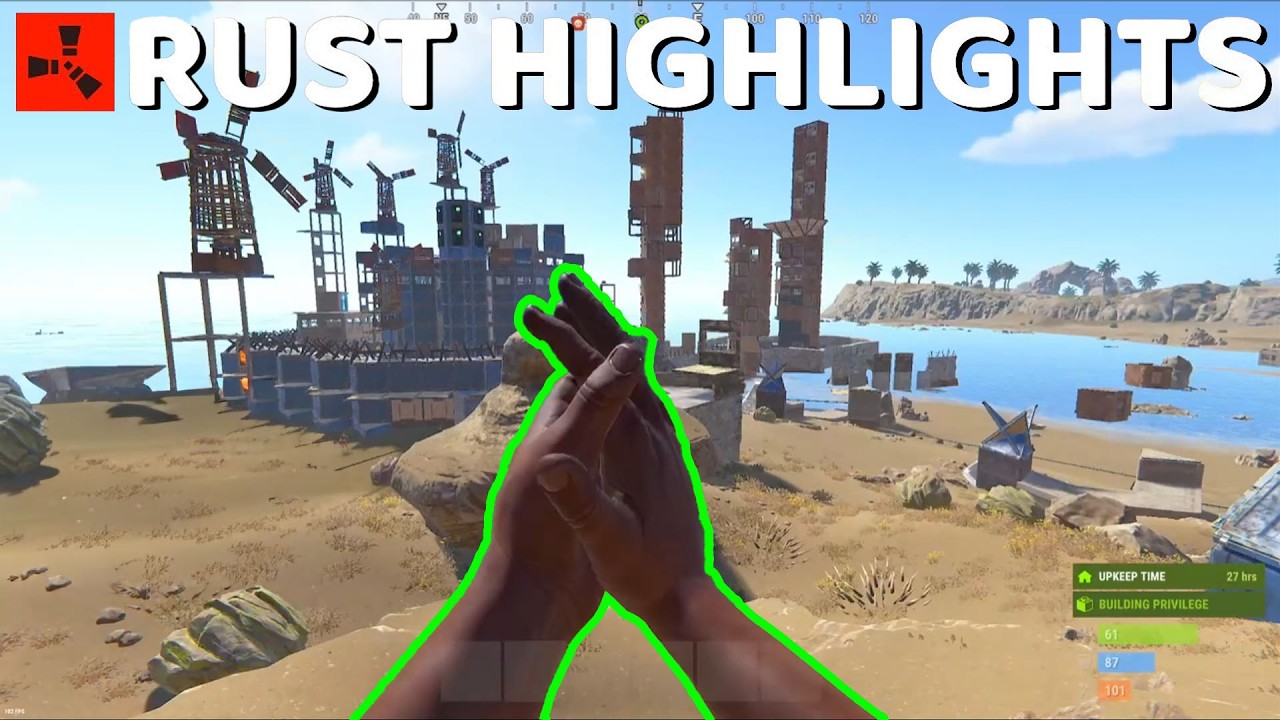 ЛУЧШИЕ МОМЕНТЫ И ЗАБАВНЫЕ МОМЕНТЫ В RUST НА TWITCH #440