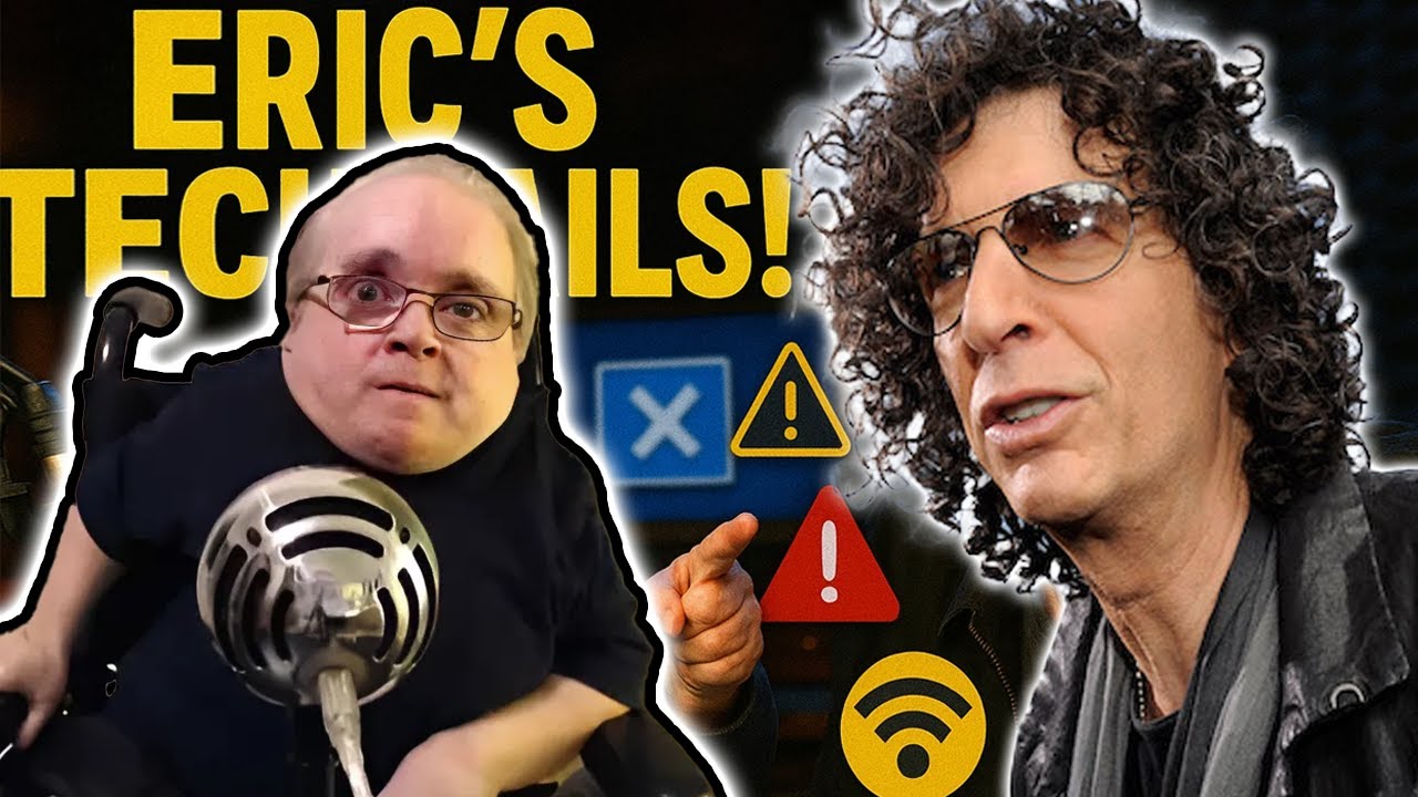 Eric the Actor Battles Technical Difficulties Live On-Air | Howard Stern Show (Jan 15, 2009)
