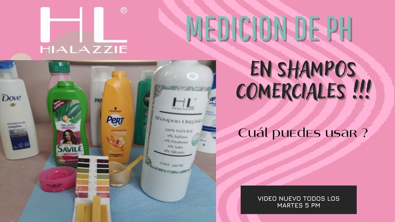 Medimos el pH de los shampoos comerciales y te contamos cuál puedes usar