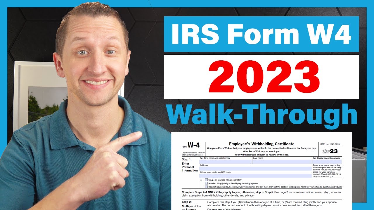 Как заполнить форму IRS W4 2023