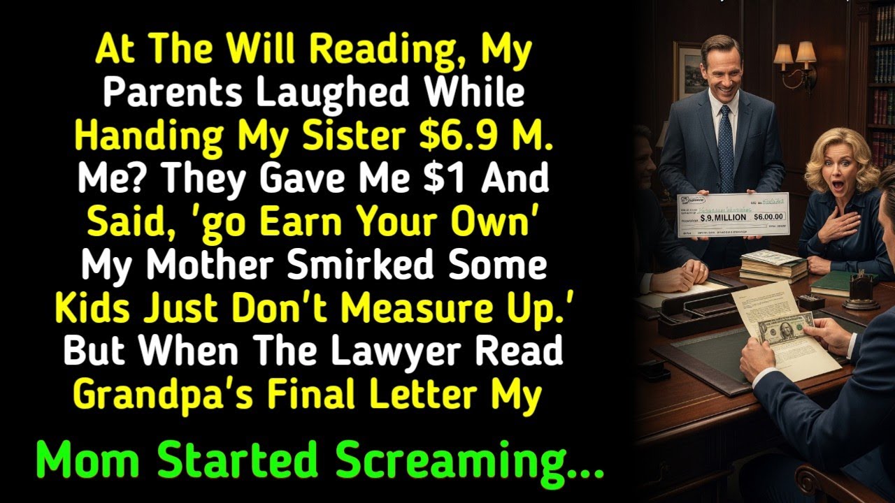 At The Will Reading, My Parents Laughed While Handing My Sister $6.9 M. Me? They Gave Me $1...