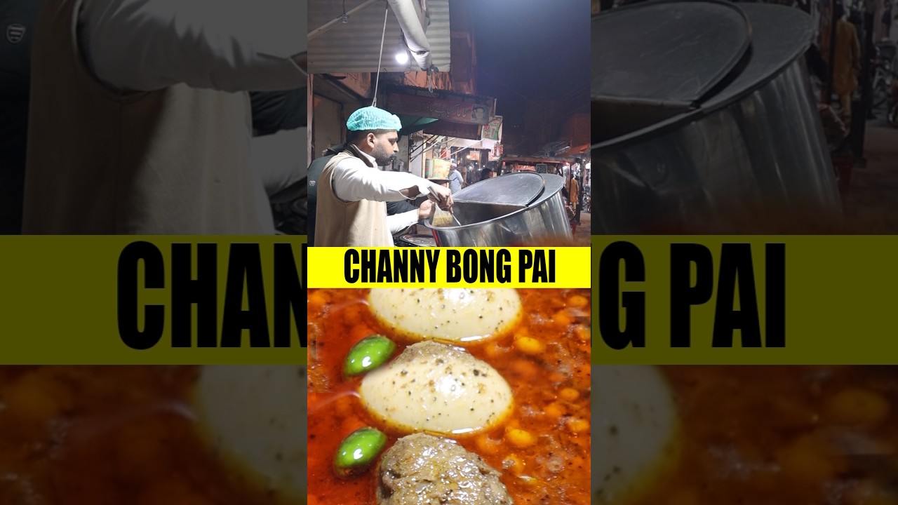 Kofta Chanay and Bong paye#streetfood #kofta #andachanay #bongpaye #breakfast #food #foodstreet