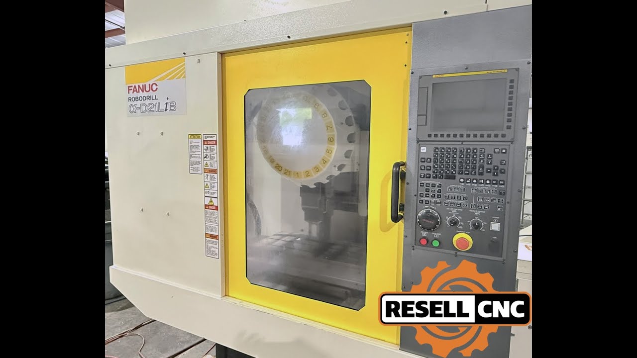2019 Fanuc Robodrill a-D21LiB CNC Vertical Mill