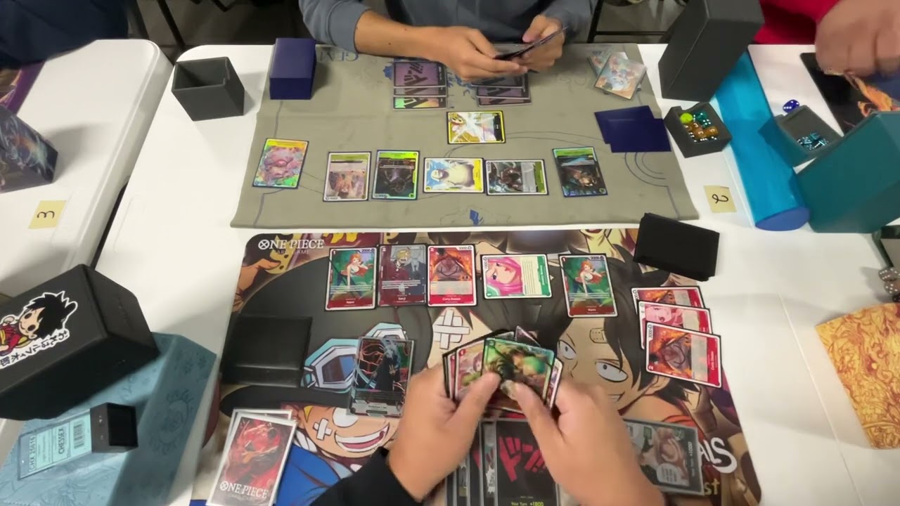 (OP05) RG Law vs Enel! Rare & Sleeveless Locals Round 1! One Piece TCG