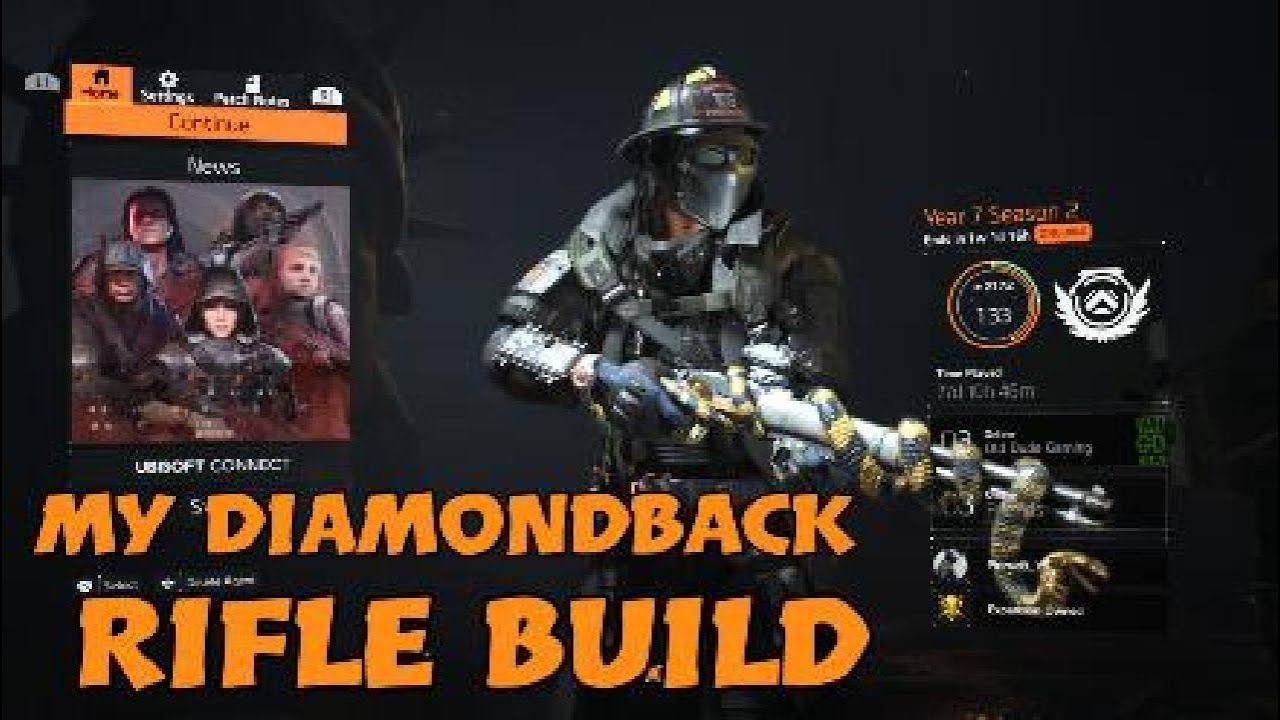 Division 2 | My DiamondBack Headshot Rifle Build
