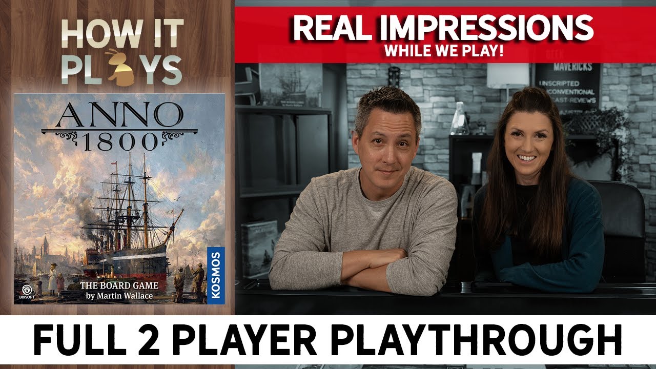 Anno 1800 Boardgame Playthrough Review