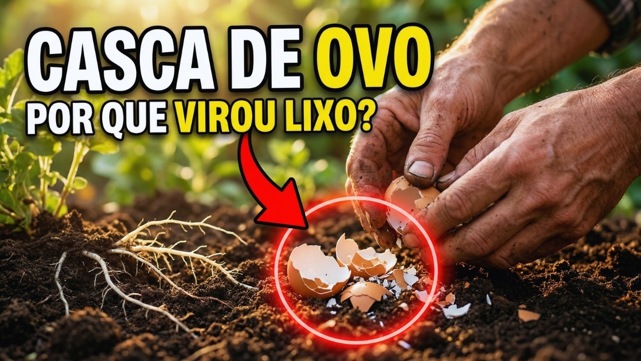 Casca de Ovo Fortalece Raízes Para Sempre — Por Que Virou Lixo?