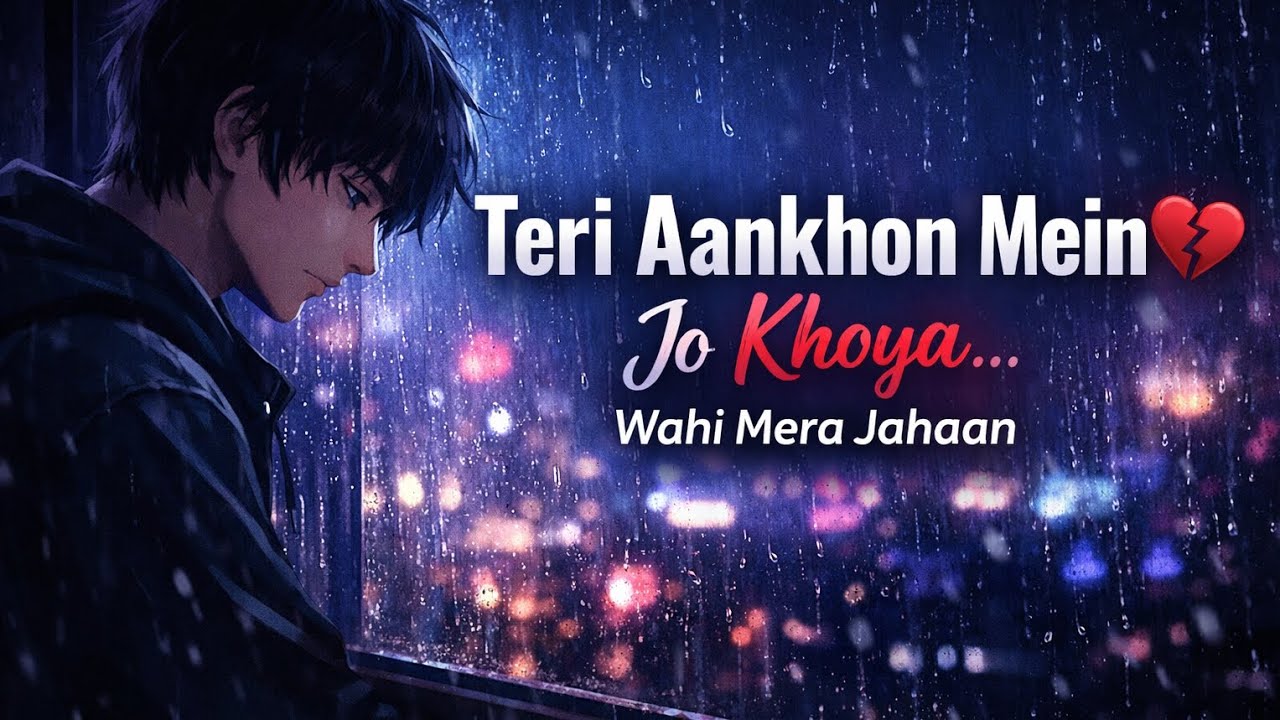Teri Aankhon Mein  | Sad LoFi Love Song | Rain Vibes