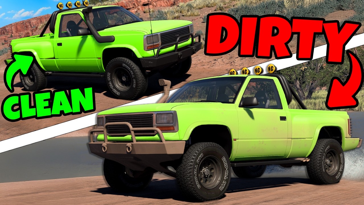 This BeamNG Drive Mod Finally Lets You Get Your Truck FILTHY!