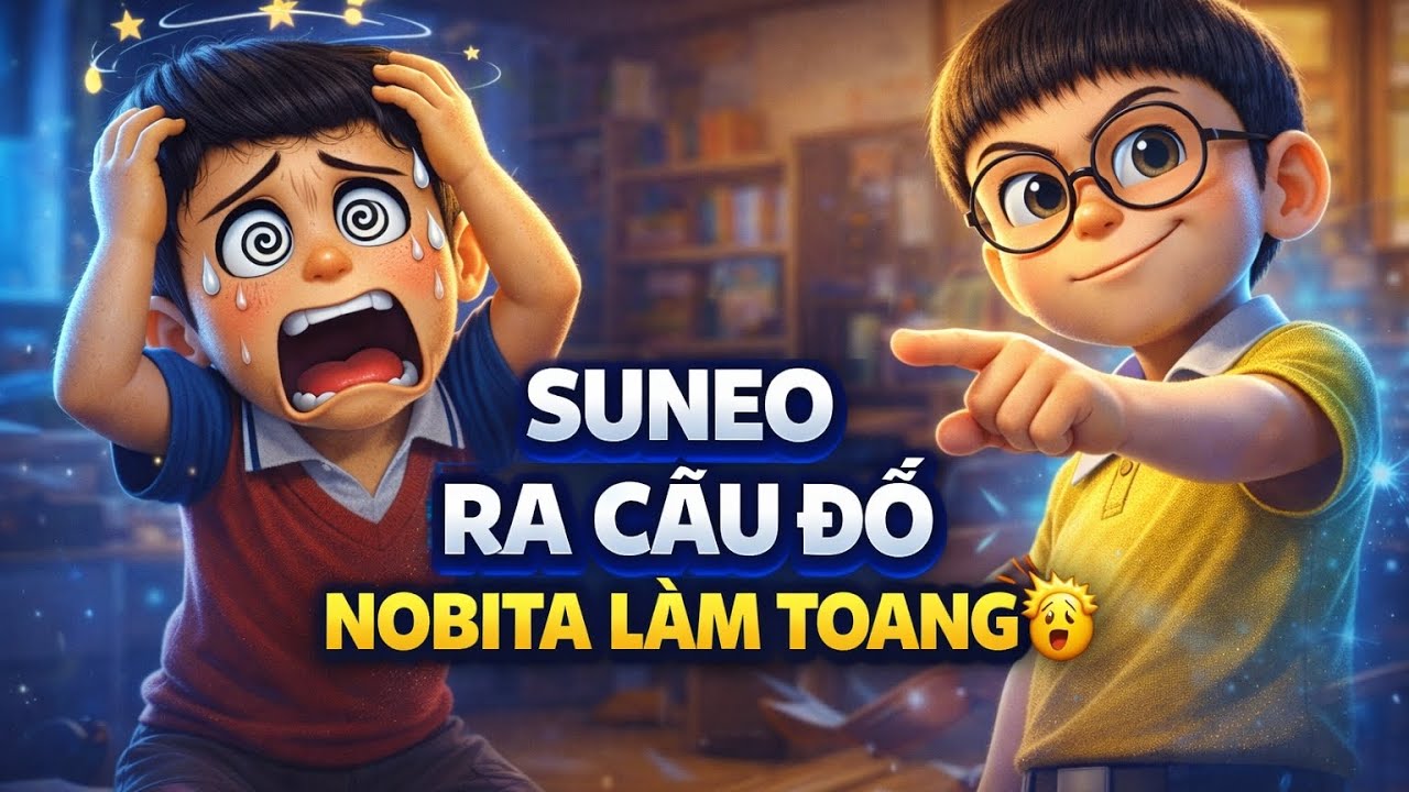Suneo Ra Câu Đố… Nobita Trả Lời Khiến Tất Cả TOANG 🤯”- #doremon #caudohainao