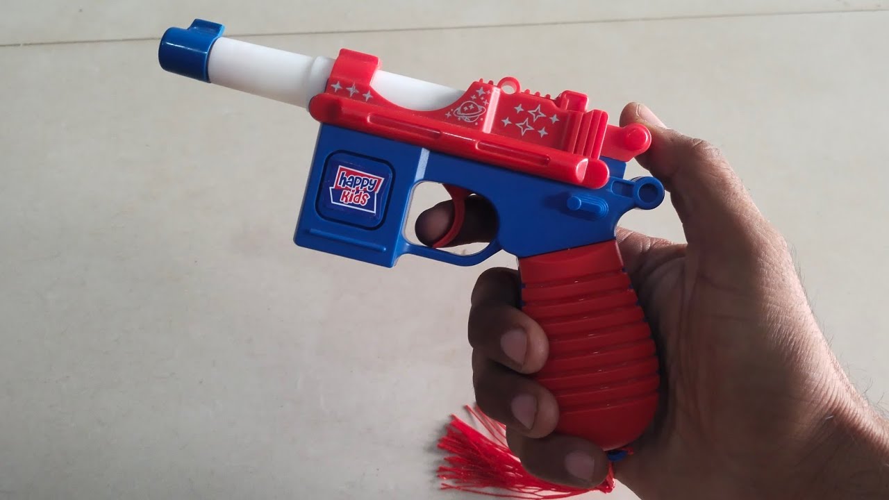 Unboxing ProGun Toy, Light & Sound Projection Gun, F-5