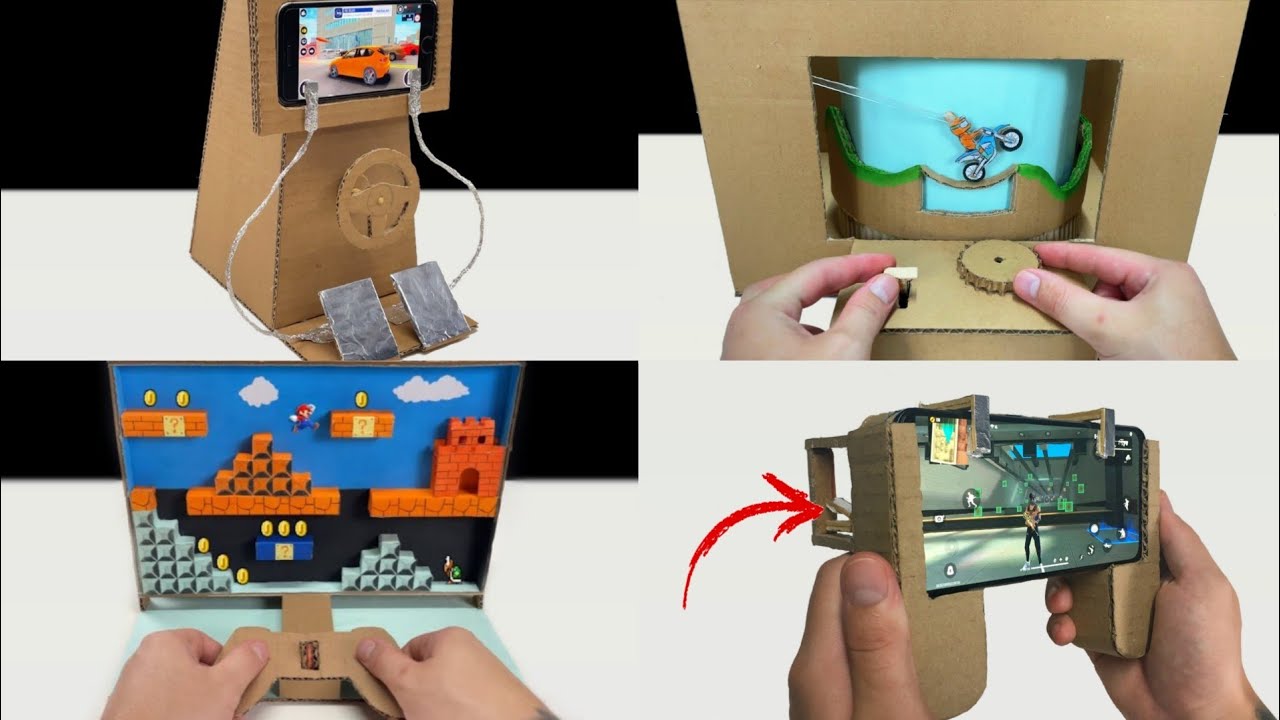 4 INCRÍVEIS JOGOS DE PAPELÃO QUE VOCÊ PODE FAZER EM CASA