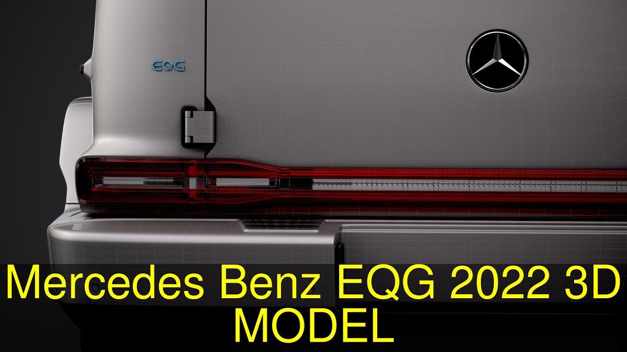 3D Model of Mercedes Benz EQG 2022 Review