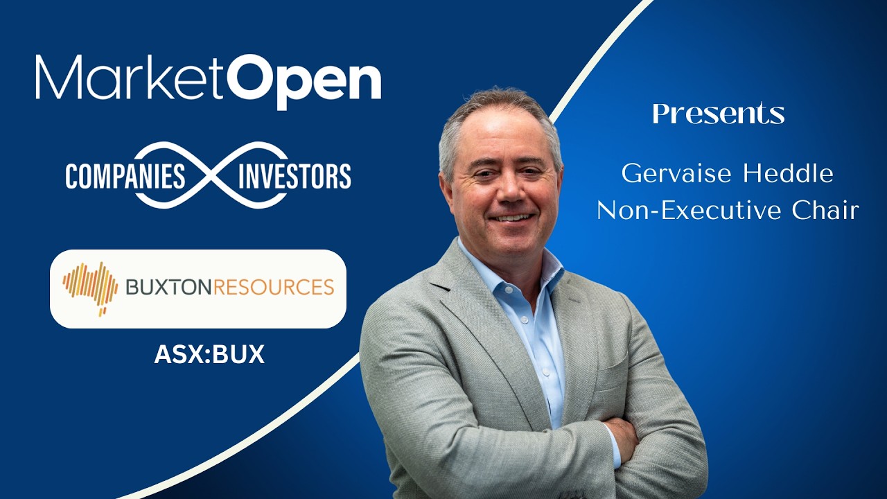 Buxton Resources | Генеральный директор Мартин Молони и председатель совета директоров Жерве Хедд...