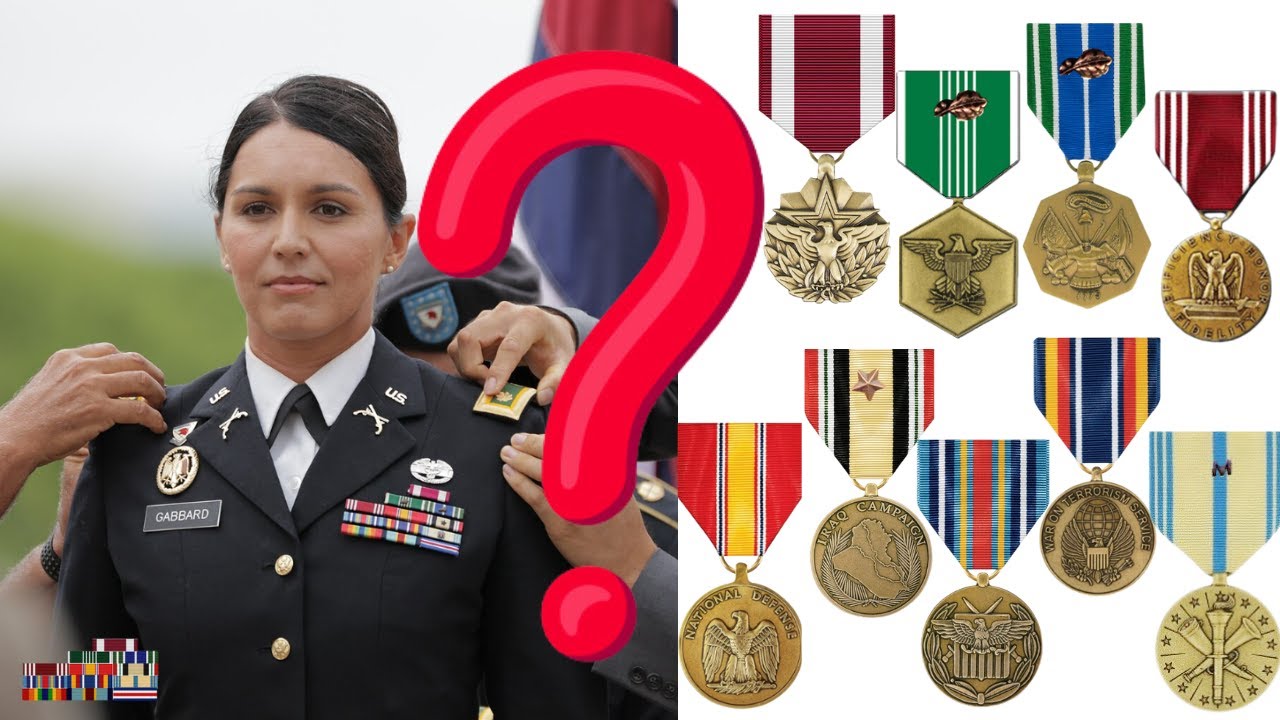 Какие военные медали у Тулси Габбард?