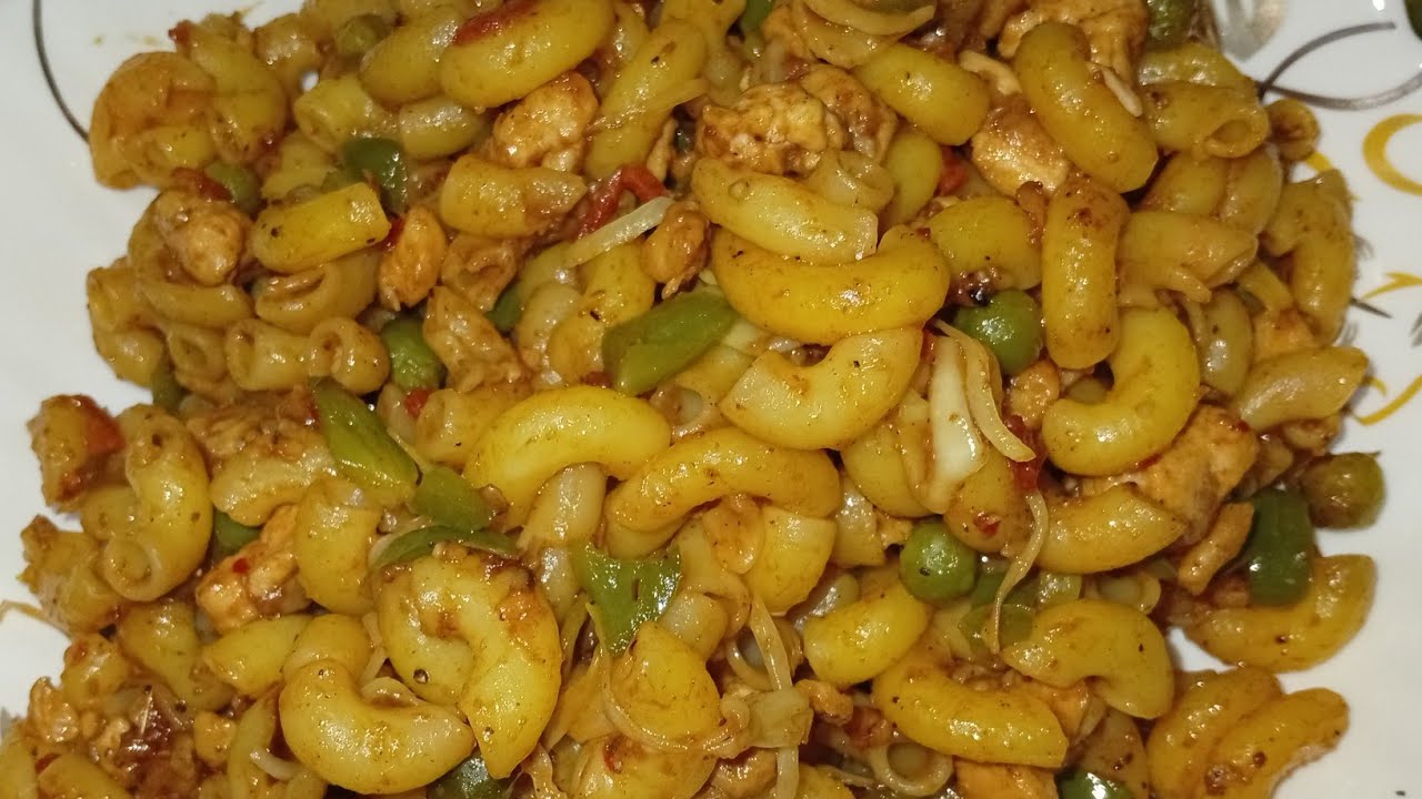 How To Make Macaroni By Samreen | Restaurant Style Chicken Macaroni Recipe 