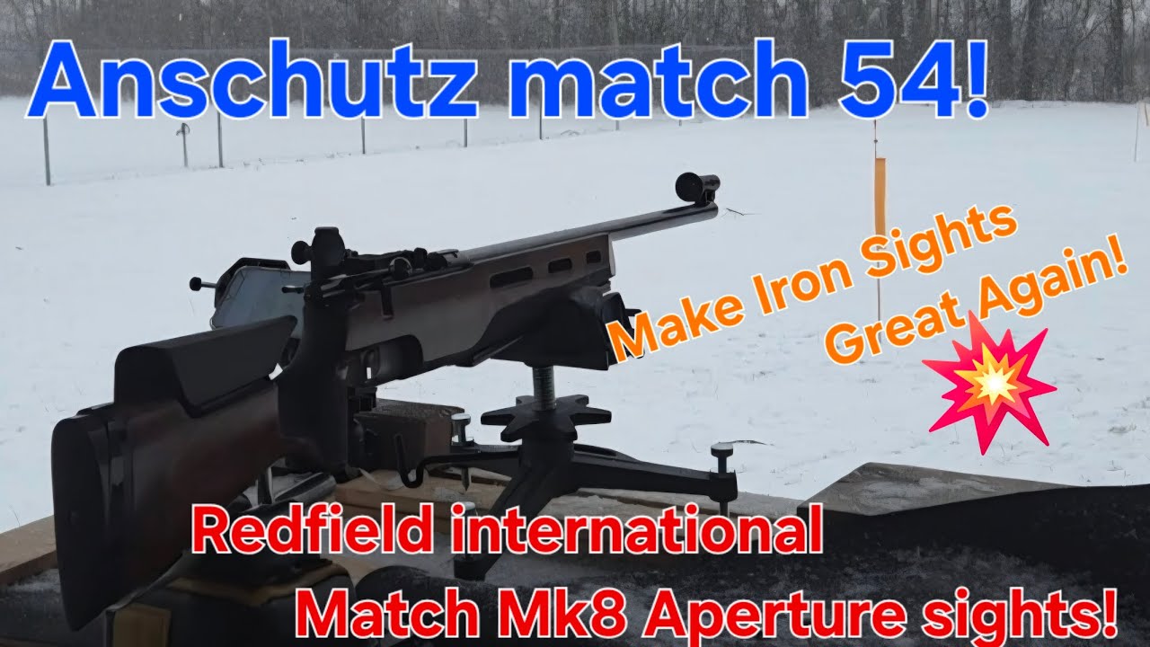 Пристрелка винтовки Anschutz на 50 ярдов! С использованием прицельных приспособлений Redfield Int...