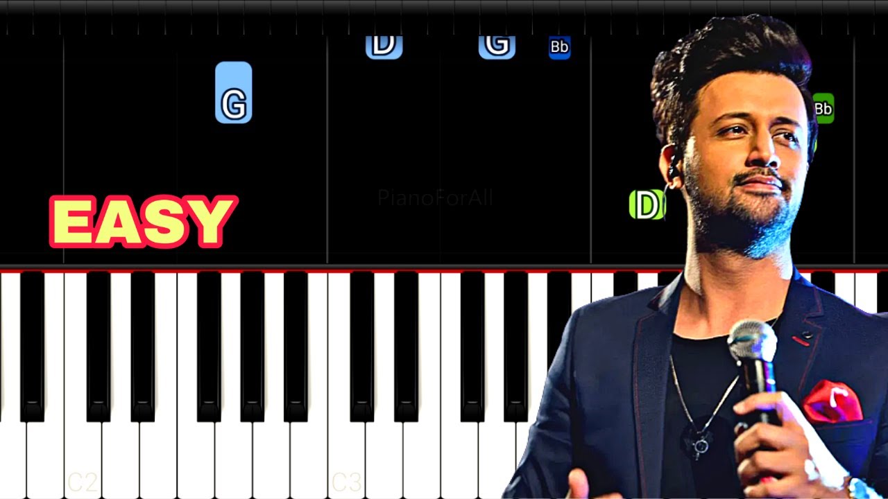 Aadat Piano Tutorial | Juda Hoke Bhi | Atif Aslam | Mithoon | Kalyug | Slow | Easy | PianoForAll