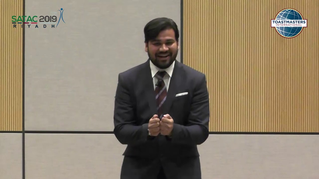 Omar Khan - Humorous Speech Contest - Finalist - SATAC 2019