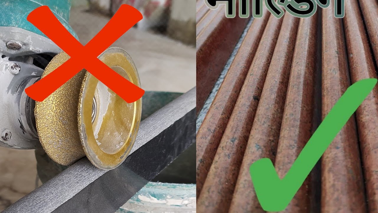 Full round moulding blade || HAND BRAZED GRINDING WHEEL ||