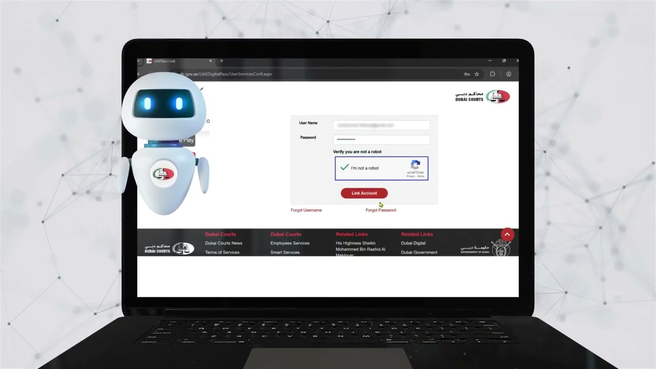  How to Create a User Account to Access Dubai Courts’ eServices