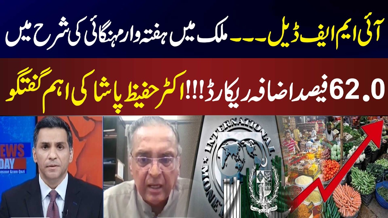 IMF Deal Impact &ndash; Weekly Inflation Up 0.62%! Dr. Hafeez Pasha&rsquo;s Key Remarks | News One