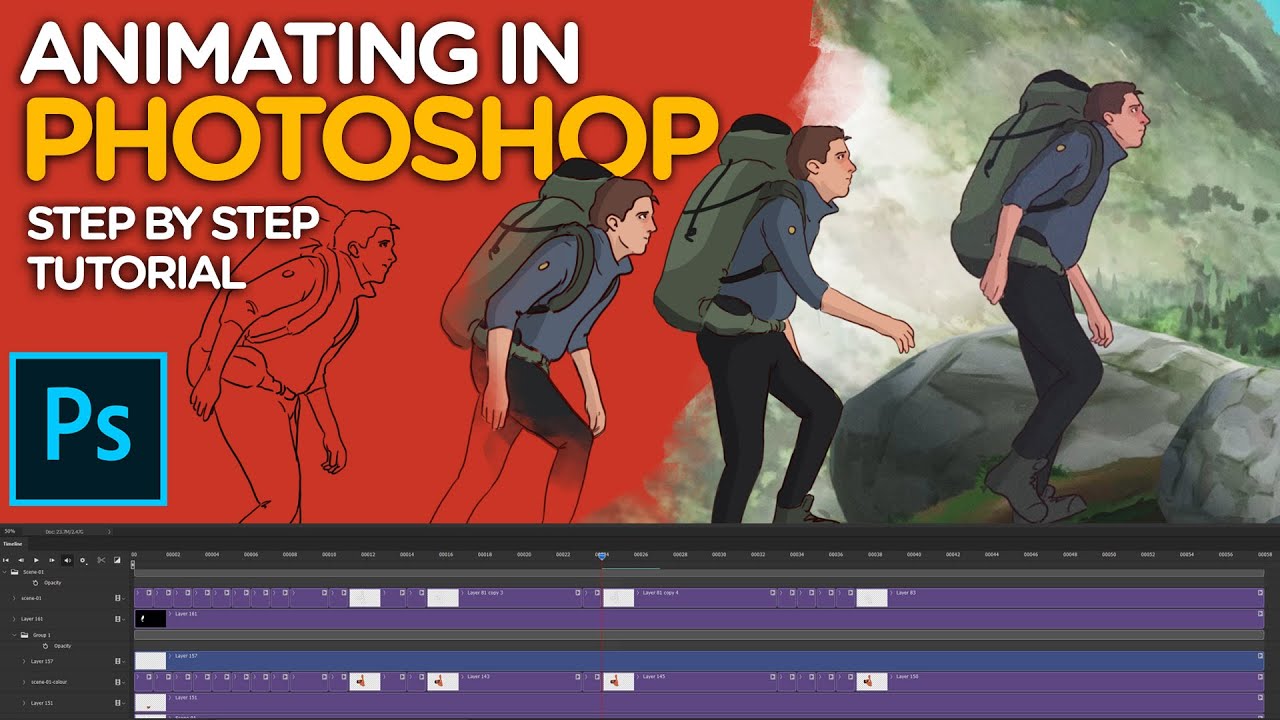 Анимация в Photoshop — пошаговое руководство