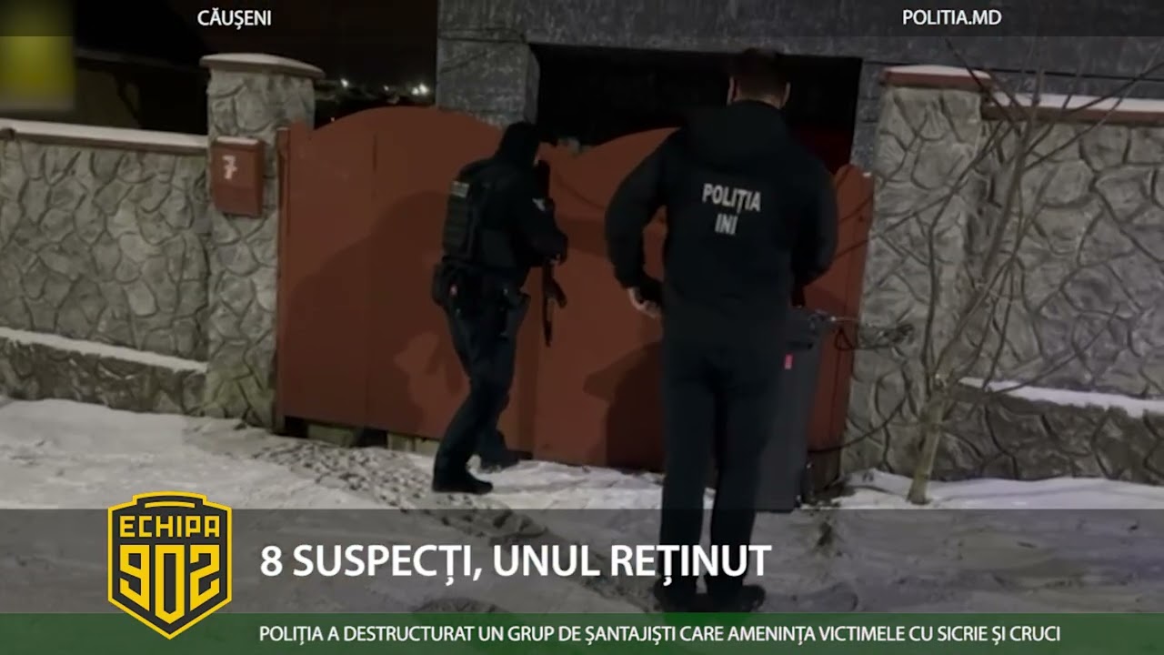 902 8 SUSPECȚI, UNUL REȚINUT