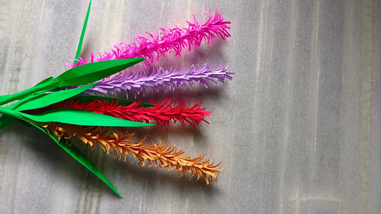How to Make Paper Flowers || DYE Crafts || Flowers Making With Paper || Beautiful Flowers Making ||
