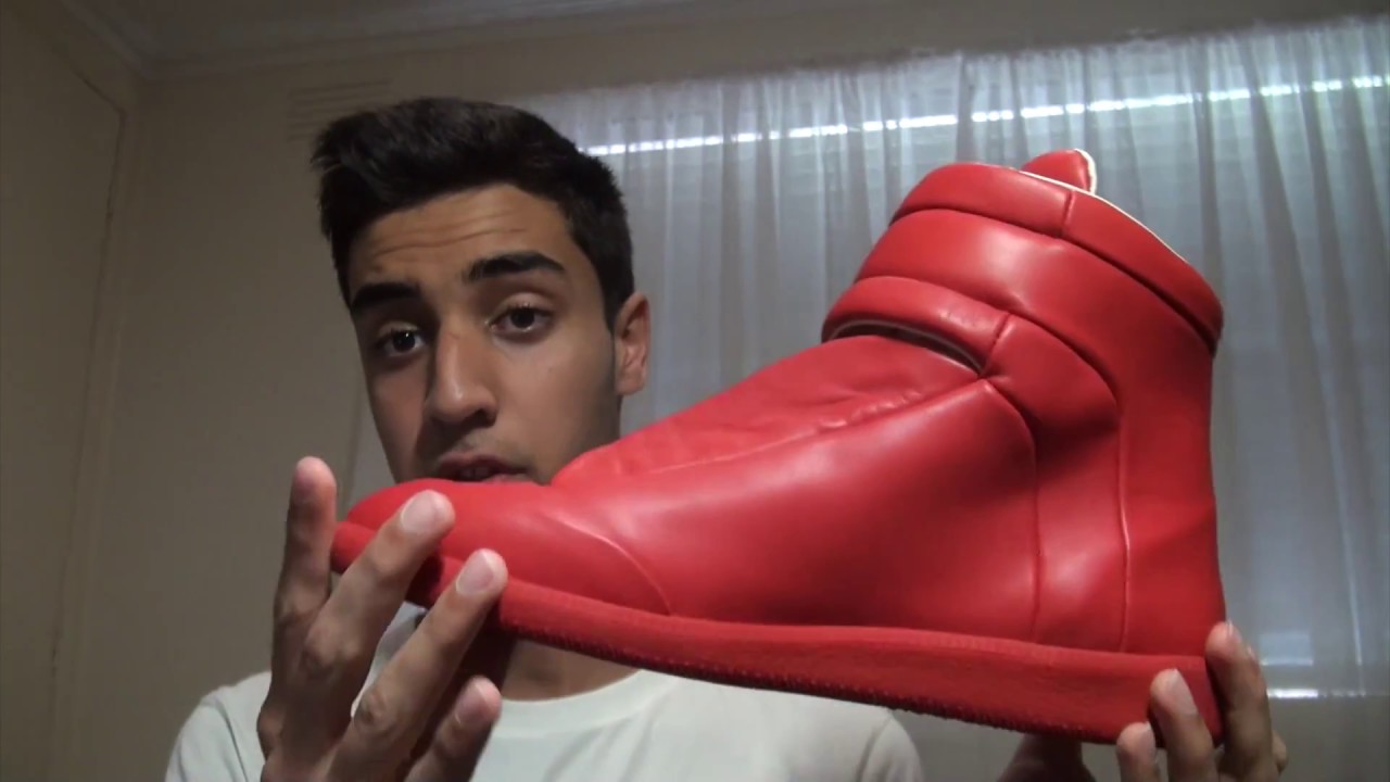 Maison Martin Margiela Future High Red On Foot Review and Unboxing
