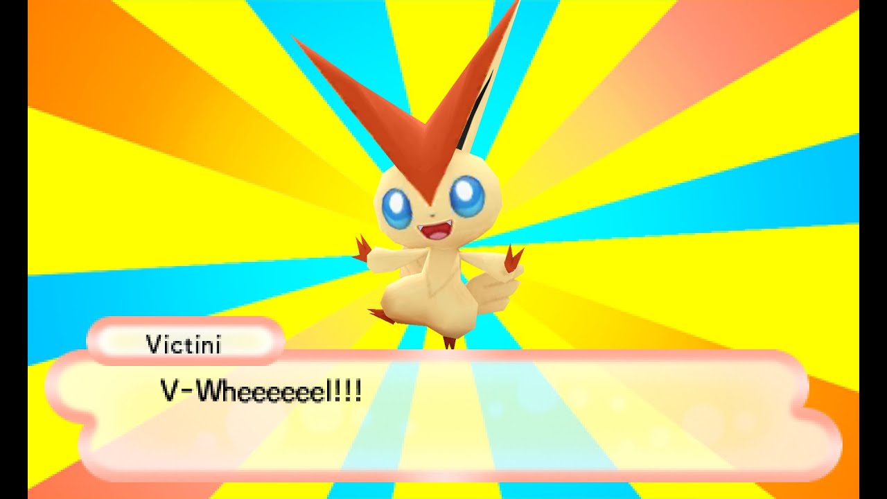 Victini Arrives in Post Town [Pokémon Mystery Dungeon: Gates To Infinity]