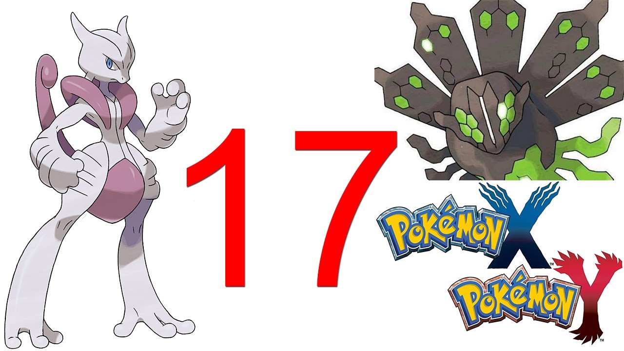 Pokemon X and Y Mega Mewtwo & Legendary Z pokemon Zygarde Walkthrough part 1 Gameplay 3DS HD