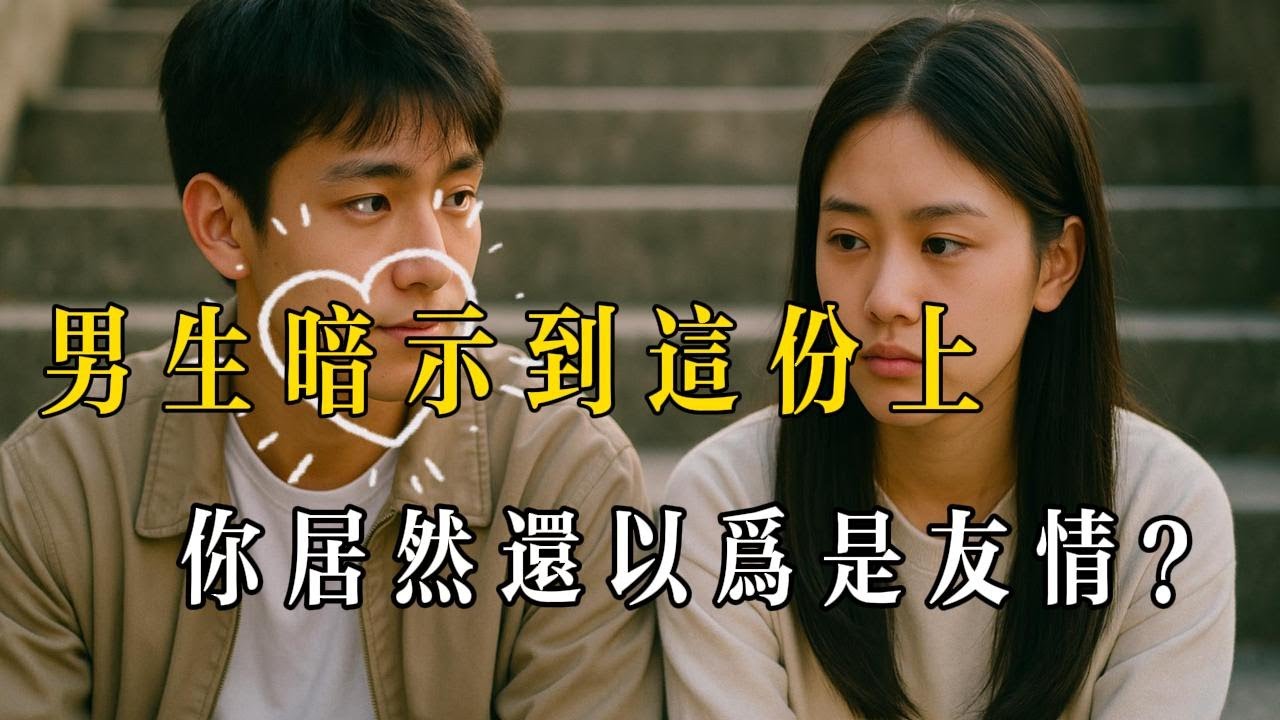男生暗示到這份上，你居然還以為是友情？