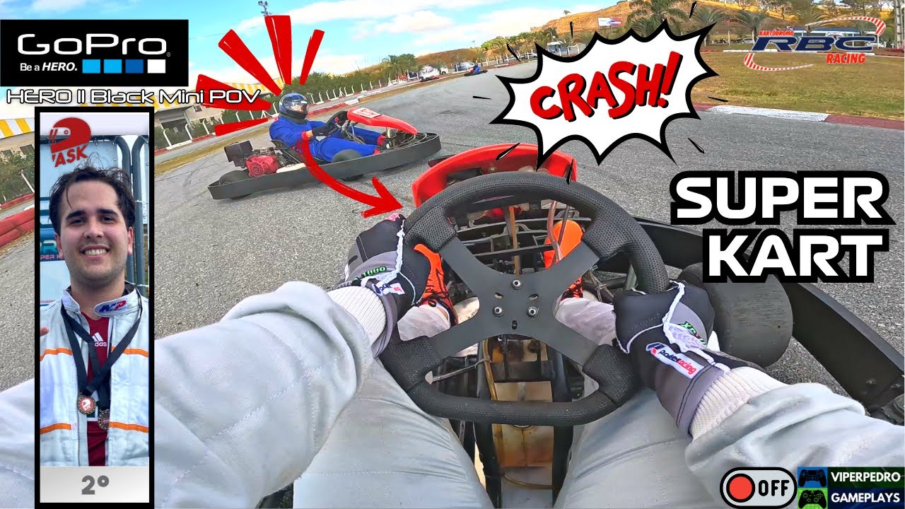 SUPER KART no KARTÓDROMO RBC RACING! Onboard Corrida 2 ASK (15/07/23) - Vespasiano/MG