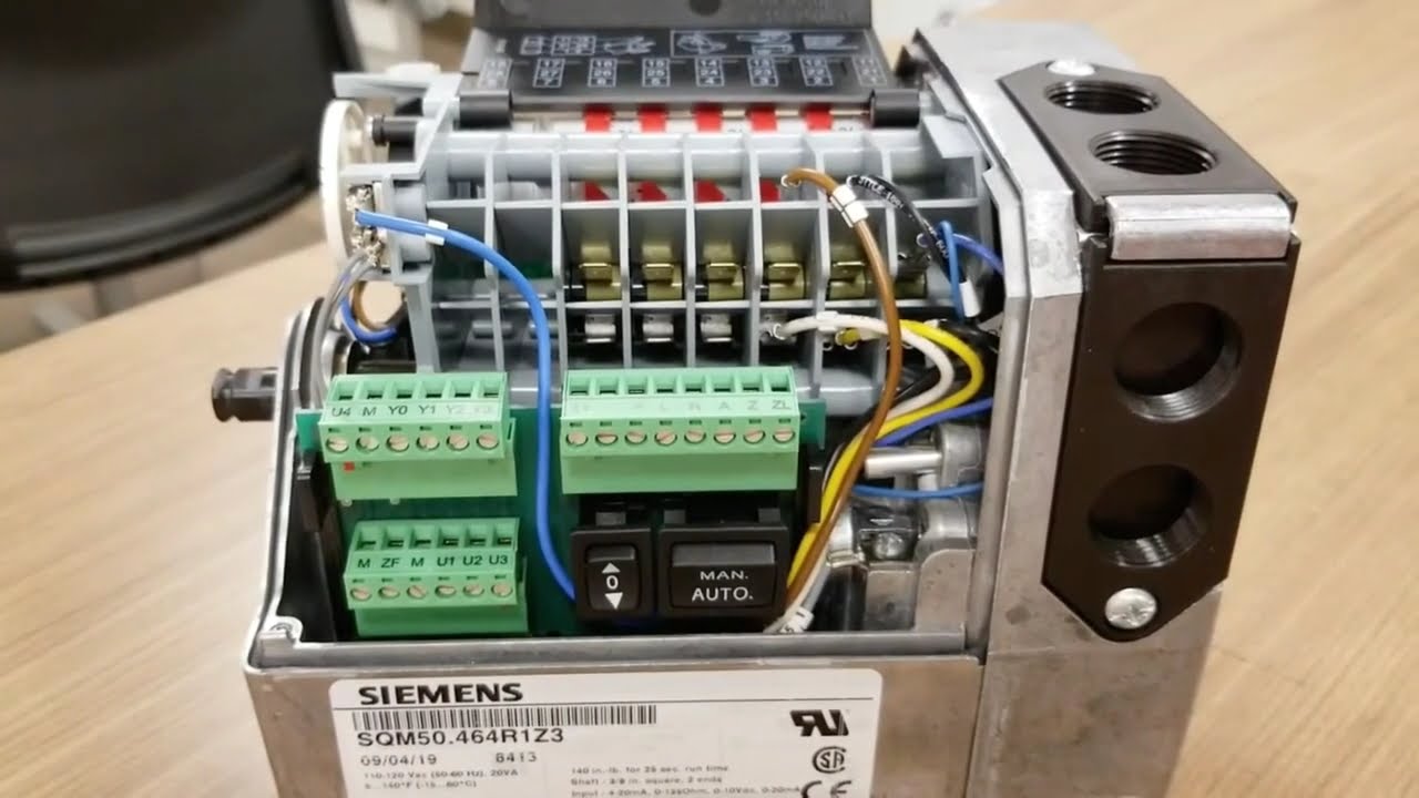 Siemens Combustion Controls SQM5 Setup