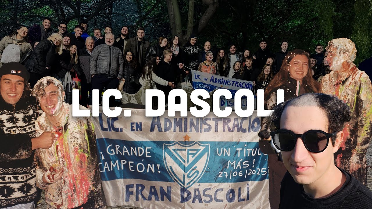 SE RECIBIÓ FRAN 🎓💥 | Lic. Dascoli - 27/06/25
