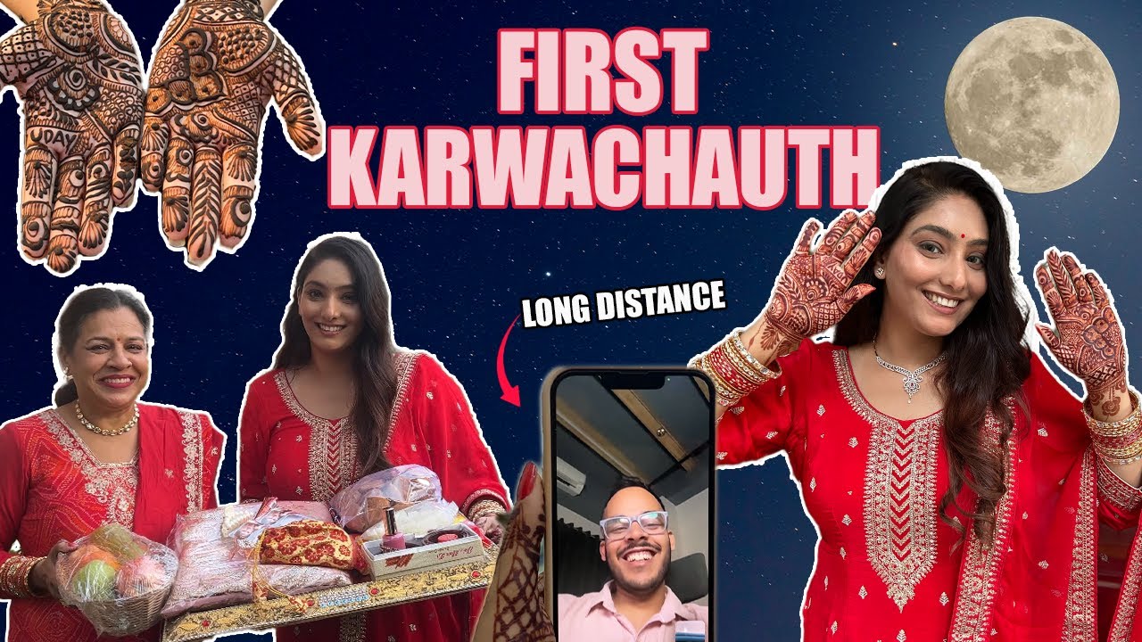 First Karwachauth Vlog | Long Distance | Before Marriage Karwachauth           #LifeOfPri