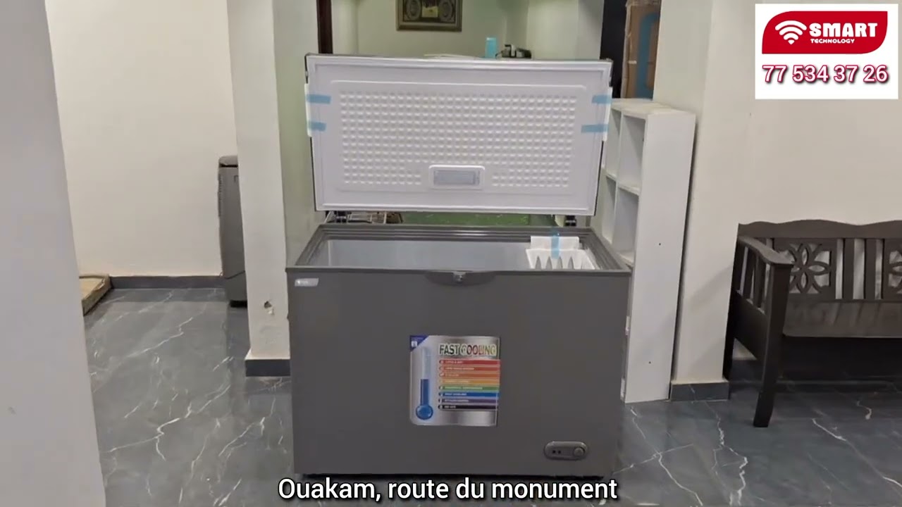 Congélateur SMART TECHNOLOGY 400L à 200.000 CFA ❄️ | Grande capacité à petit prix !