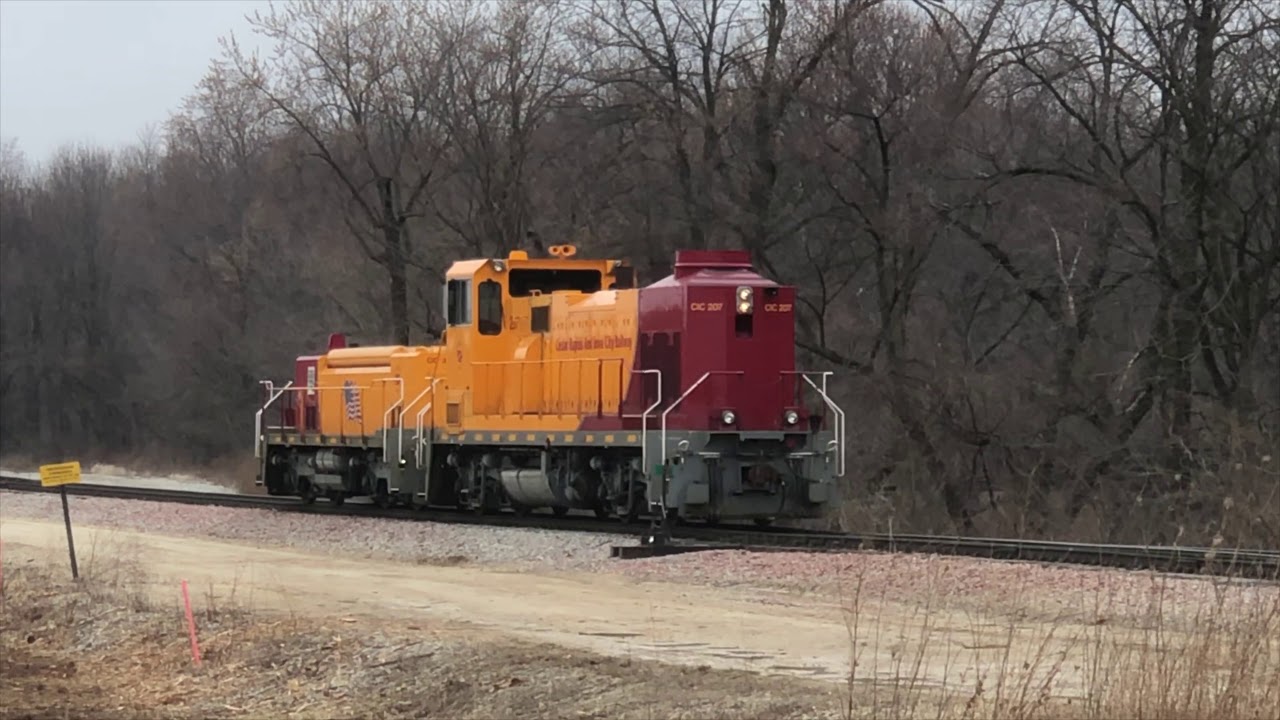 Cedar Rapids Metro Area Railfanning(4K)
