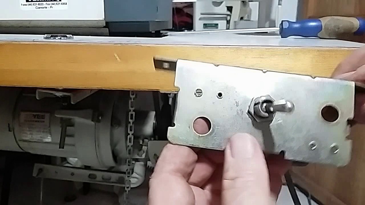 CHAVE PARA MÁQUINA DE COSTURA INDUSTRIAL COMO TROCAR